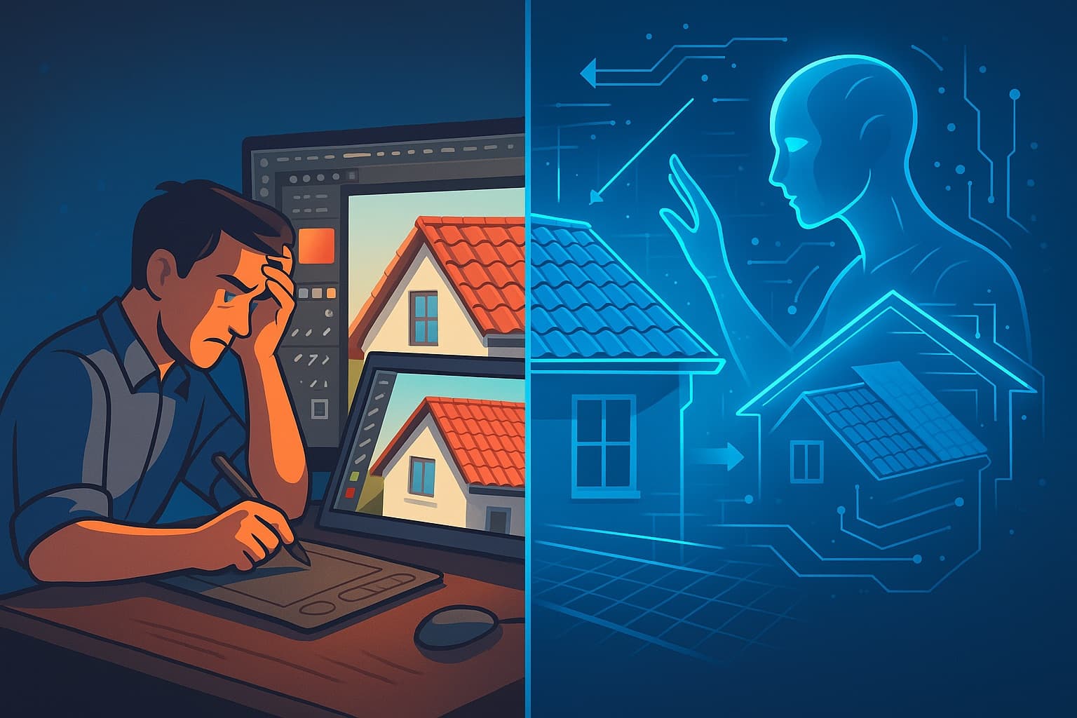 Dachvisualisierung Beispiel